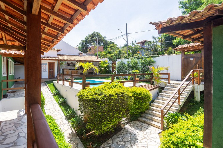Villa Arpoador 6 | Praia Piscina Garagem Churrasco | Buzios