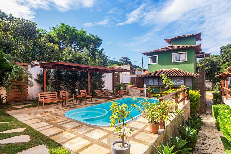 Villa Arpoador 5 | Praia Piscina Garagem Churrasqueira | By