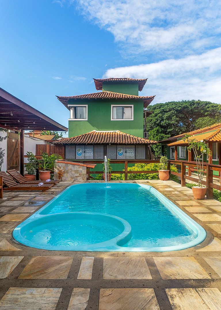 Villa Arpoador 3 | Praia Piscina Garagem Churrasqueira | By