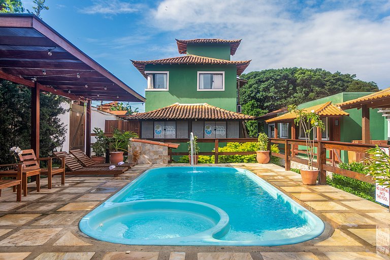 Villa Arpoador 3 | Praia Piscina Garagem Churrasqueira | By