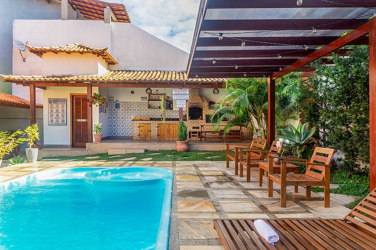 Villa Arpoador 4 | Praia Piscina Garagem Churrasqueira | By