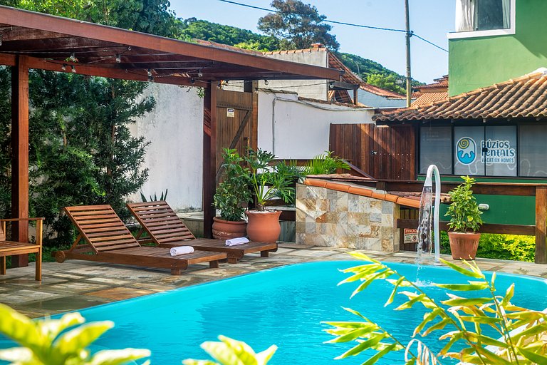 Villa Arpoador 7 | Praia Piscina Garagem Churrasco | Buzios